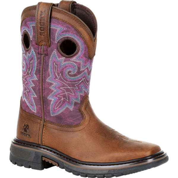 Rocky Kid's Original Ride FLX Western Boot, 115M RKW0302C